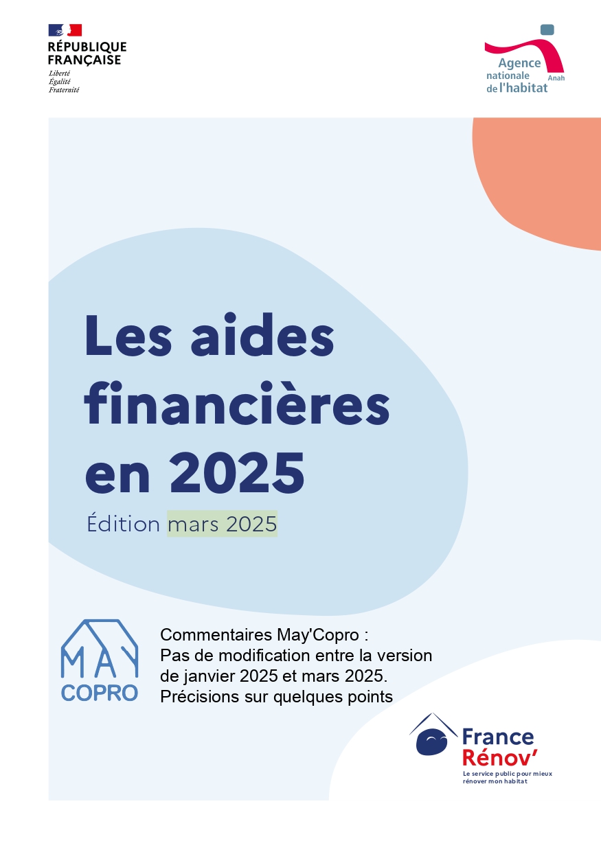 📢 Mise à jour du guide des aides financières de l’Anah – Édition Mars&nbsp;2025