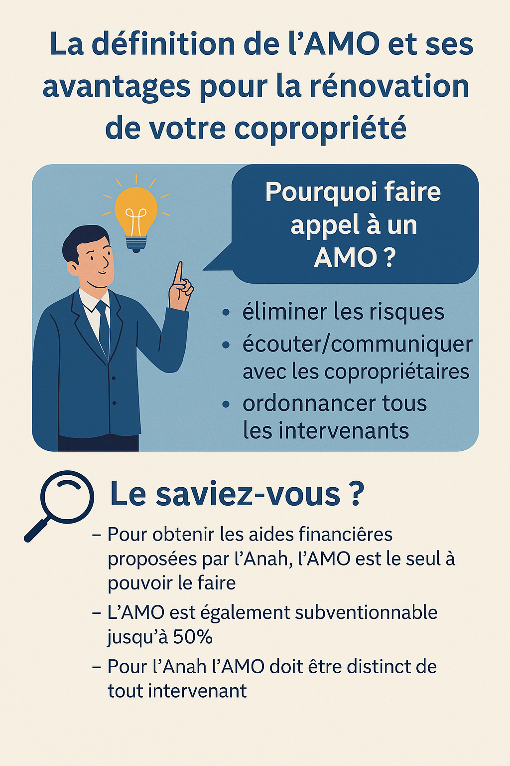 La définition de l’AMO et ses avantages pour la rénovation des&nbsp;copropriétés